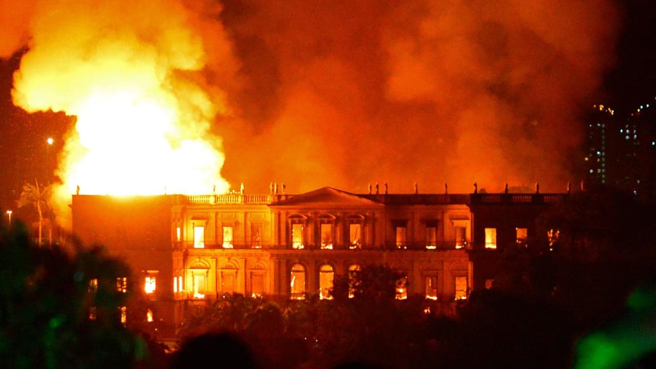 A légkondi miatt égett le a Brazil Nemzeti Múzeum