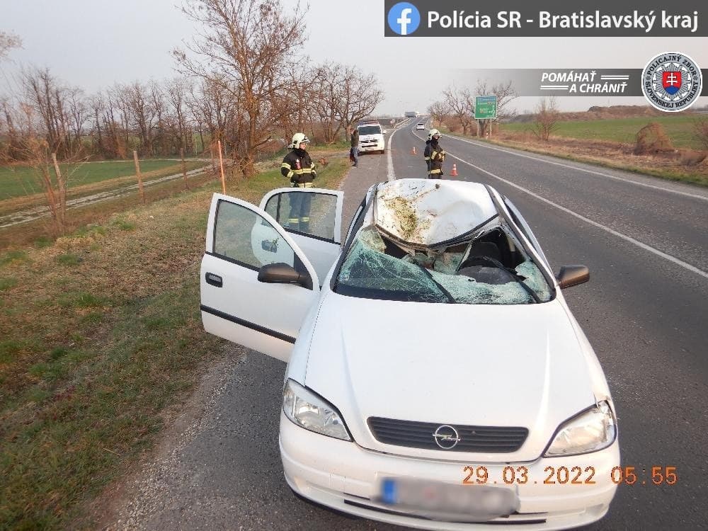 BALESET: Őzzel ütközött egy Opel a 63-ason, két embert kórházba kellett szállítani