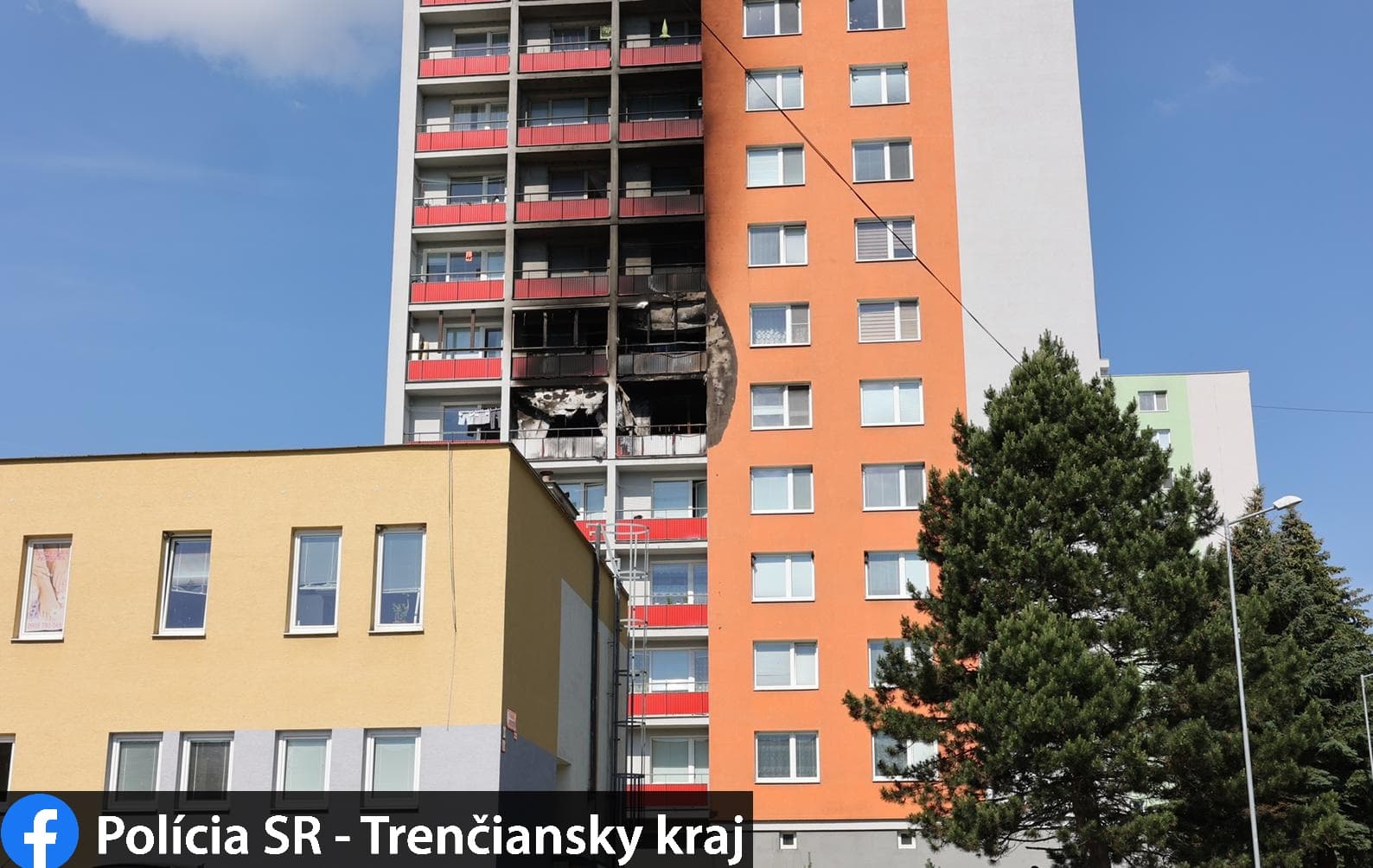 Rendkívüli helyzet lépett életbe Handlován a halálos áldozatokat követelő lakástűz miatt
