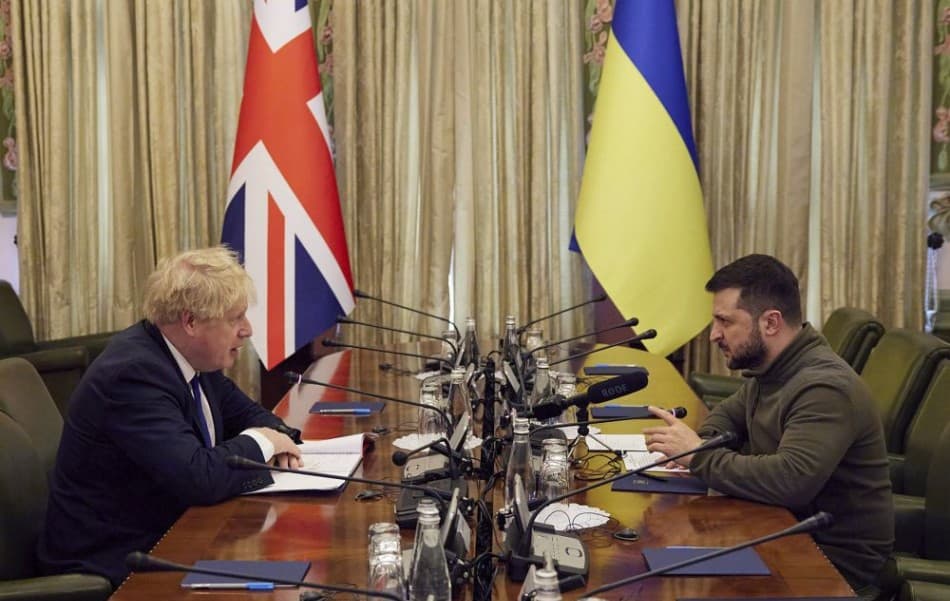 Boris Johnson váratlanul megint Kijevbe látogatott