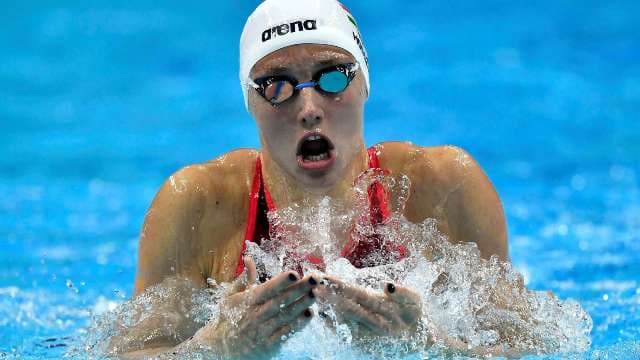 Rövidpályás úszó-vb - Hosszú Katinka aranyérmes 100 m vegyesen