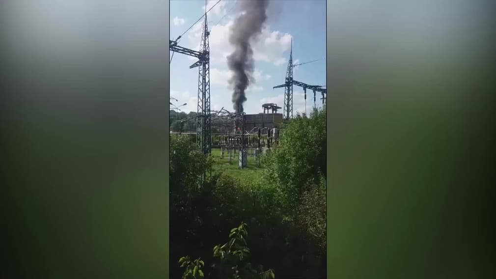 TŰZESET: Hatalmas füsttel lángolt a vízerőmű