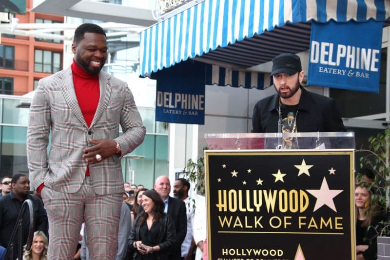 VIDEÓ: Csillagot kapott a Hírességek sétányán 50 Cent amerikai rapper