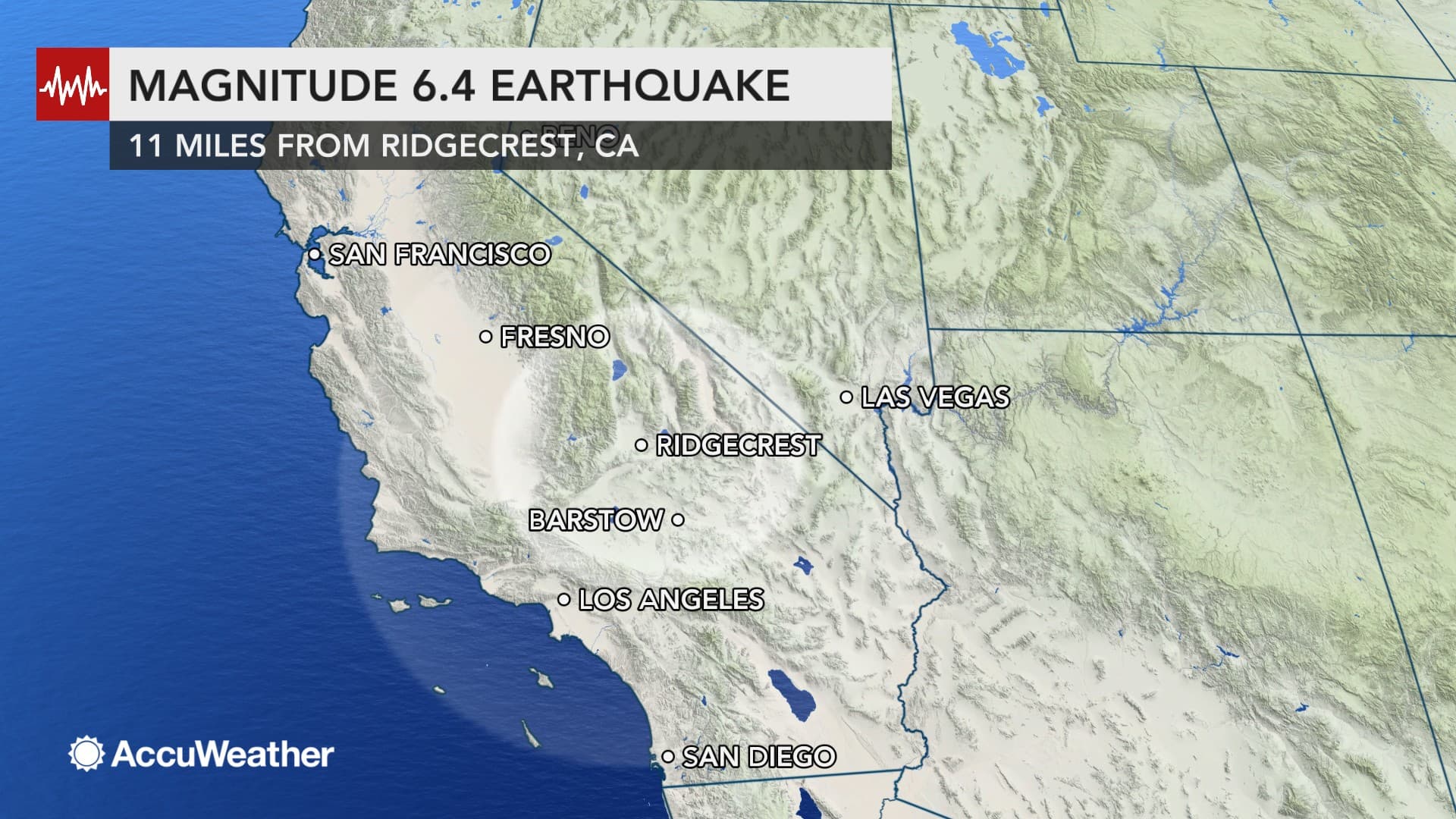 Erős, 6,4-es erősségű földrengés rázta meg csütörtökön Kaliforniát Los Angeles térségében!