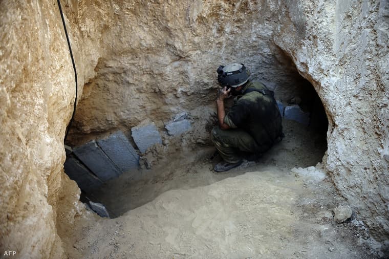 Turistalátványosságként mutogatja a Hamász a Gázai övezetben ásott alagútjait
