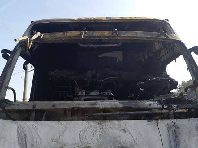Felgyújtottak egy kamiont a szövetkezetben, majdnem 30 ezres kár keletkezett
