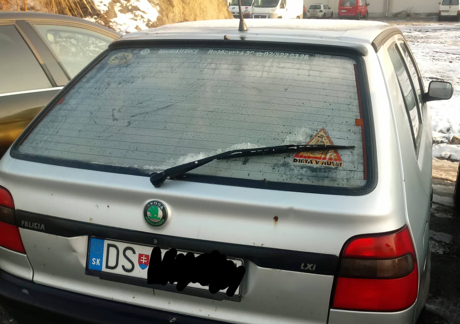 Bunkó feliciás nehezítette meg egy autós életét Dunaszerdahelyen (FOTÓK)