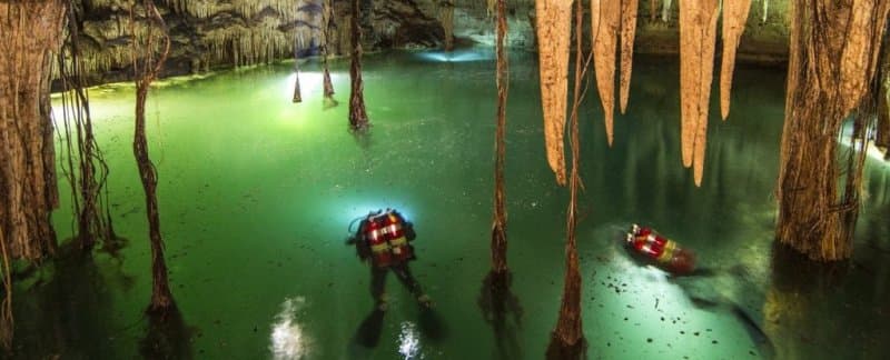 Ősmaradványokat és maja szentélyt rejt a világ legnagyobb víz alatti barlangrendszere