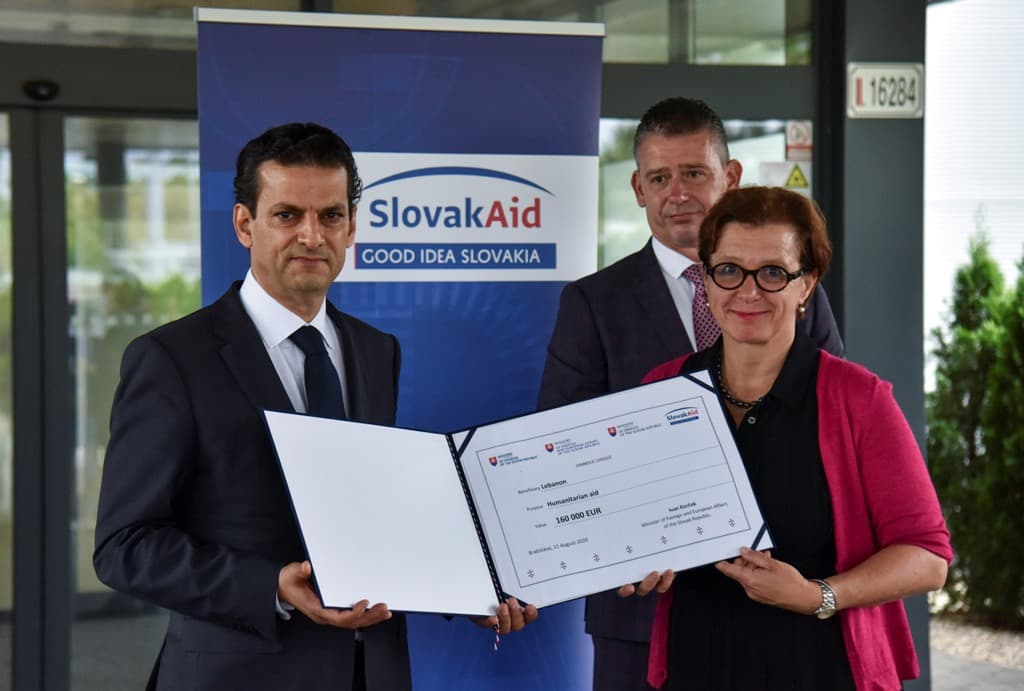 Élelmiszert és orvosi segédeszközöket küld Szlovákia Libanonnak
