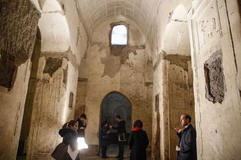 Újabb része látható Róma rejtélyek övezte földalatti bazilikájának