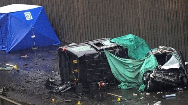 Súlyos közúti baleset Angliában – hatan meghaltak!