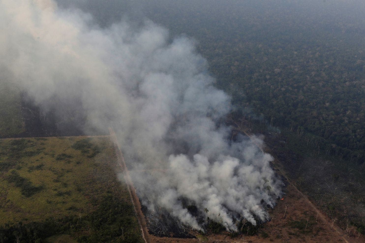 A brazil elnök szerint nincs pénzük harcolni az amazonasi erdőtűz ellen 