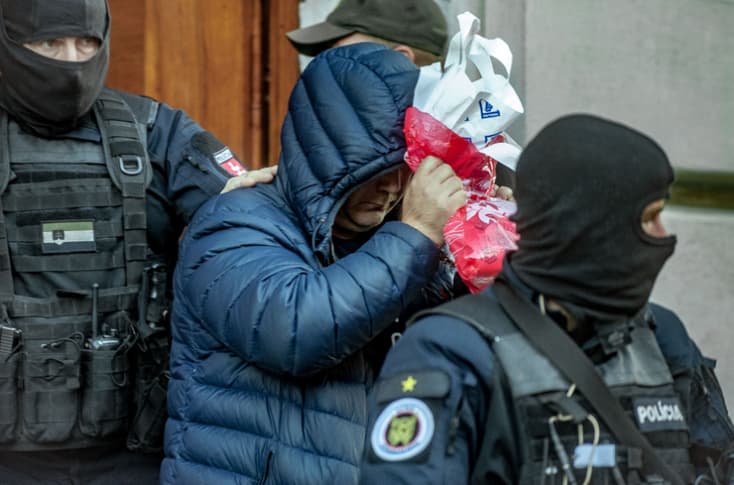 Kuciak-gyilkosság: a vádalkus Andruskót Bazinba szállították 