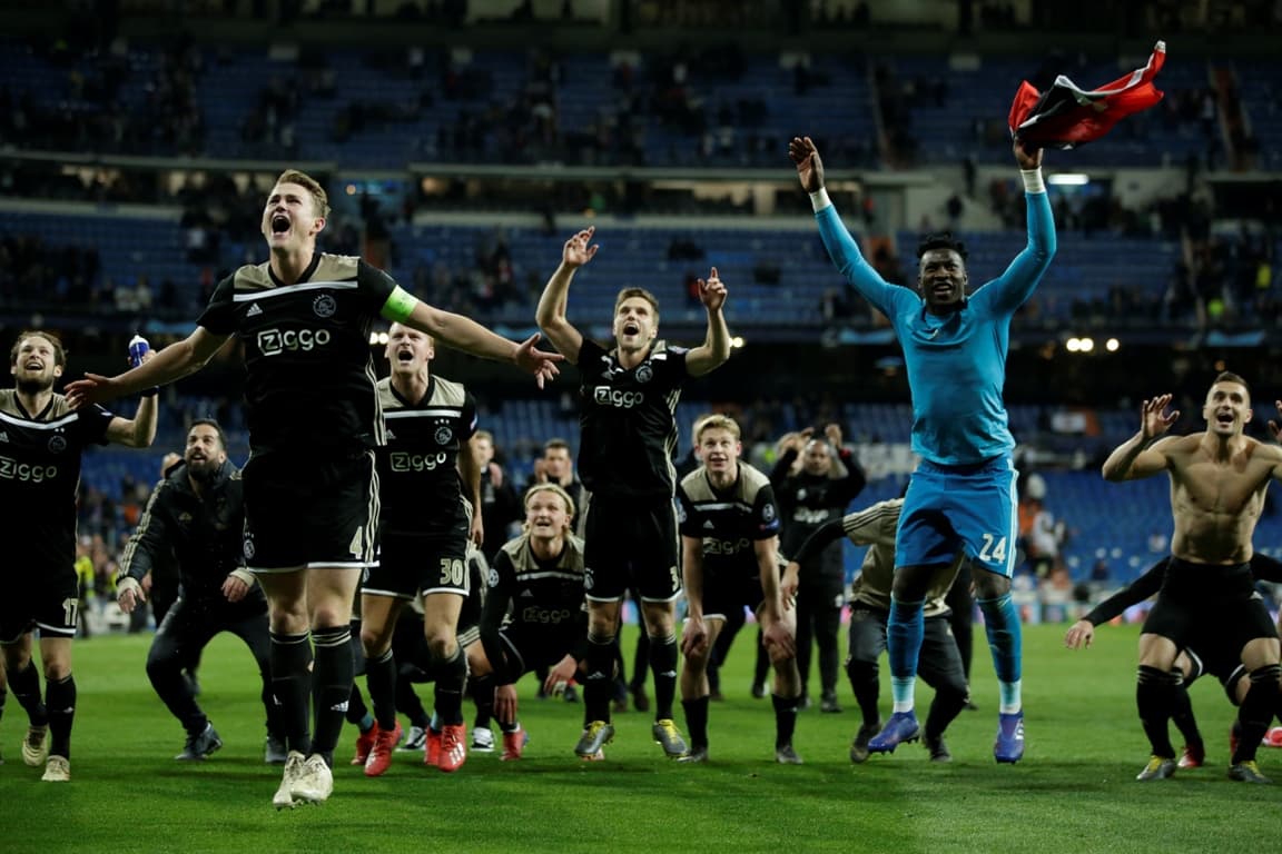 Bajnokok Ligája: Az Ajax kiejtette a címvédő Real Madridot!