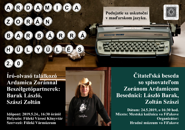 Író-olvasó találkozó Ardamica Zoránnal a Füleki Városi Könyvtárban