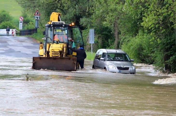 Árvízveszélyre figyelmeztetnek a meteorológusok Közép- és Kelet-Szlovákiában
