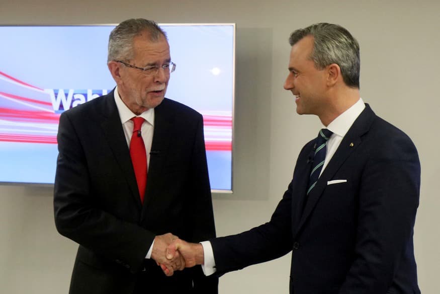 Egymásnak esett a két osztrák elnökjelölt az utolsó tévévitában