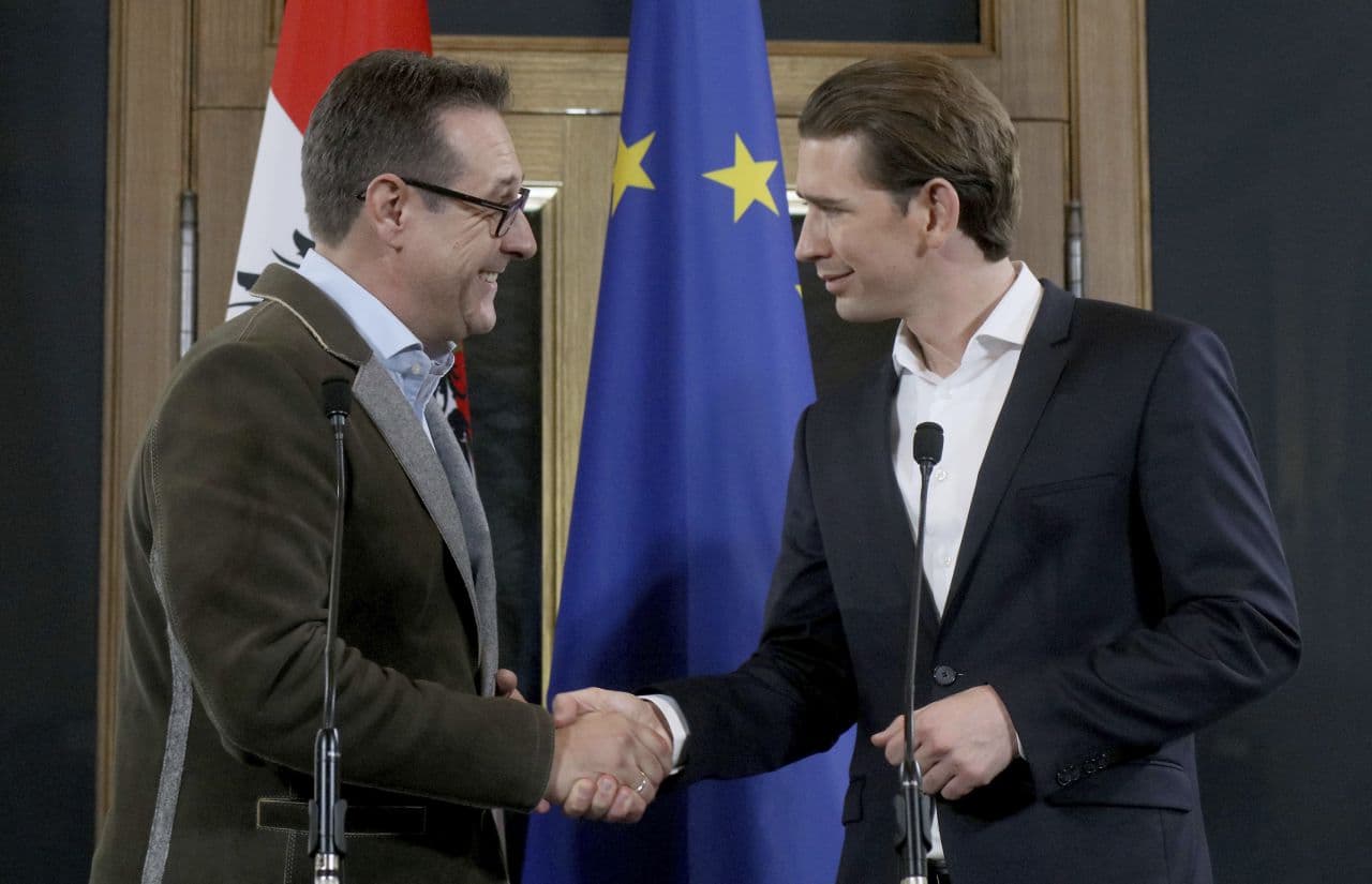 "Az osztrák koalíció felteszi a koronát az európai szélsőjobb sikeres évére"