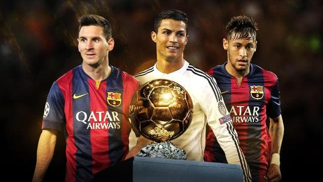 Messi, Neymar és Cristiano Ronaldo versenyez az Aranylabdáért