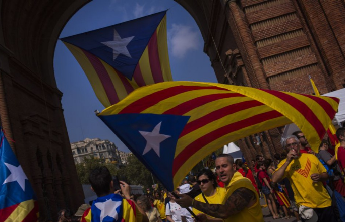 Többen megsérültek a Barcelonában tartott tömegtüntetéseken