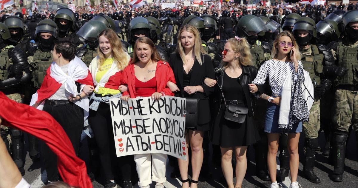 Fehérorosz válság - Ismét tízezrek tüntettek Minszkben