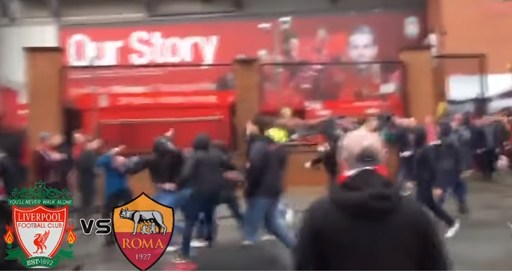 Bajnokok Ligája: Félholtra vertek egy szurkolót a Liverpool-Roma meccs előtti összecsapásban (videó)