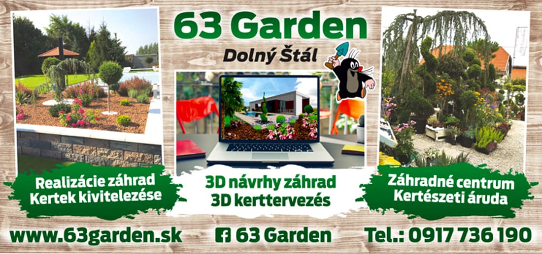 A 63garden több mint egy hagyományos kertészeti áruda!