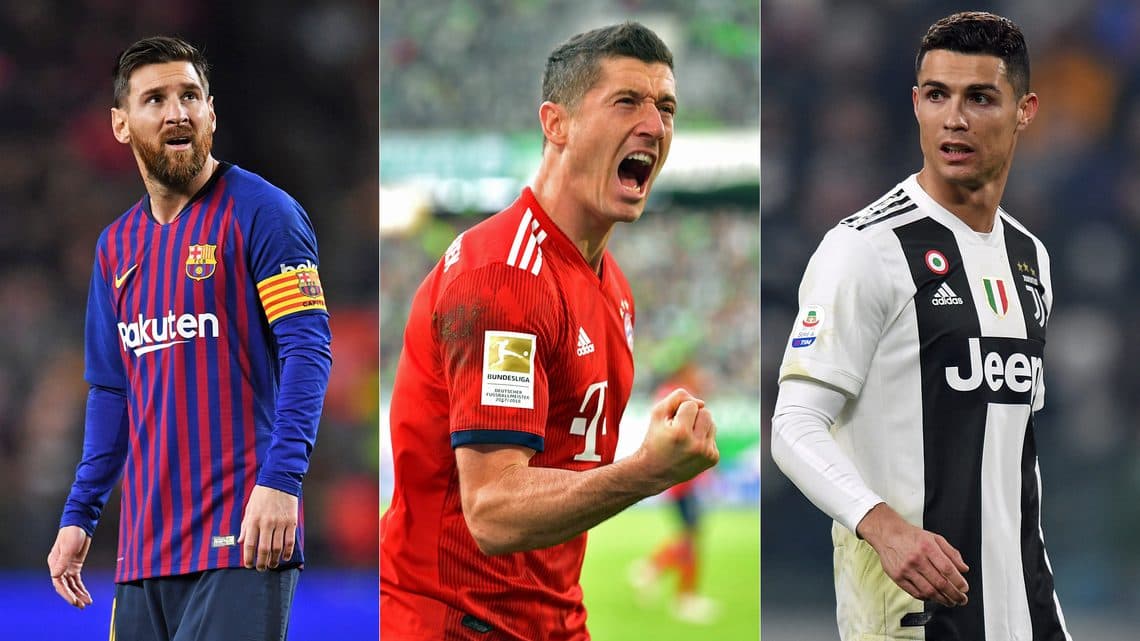 FIFA-gála - Ronaldo és Messi mellett Lewandowski is az Év legjobbja-díj listáján