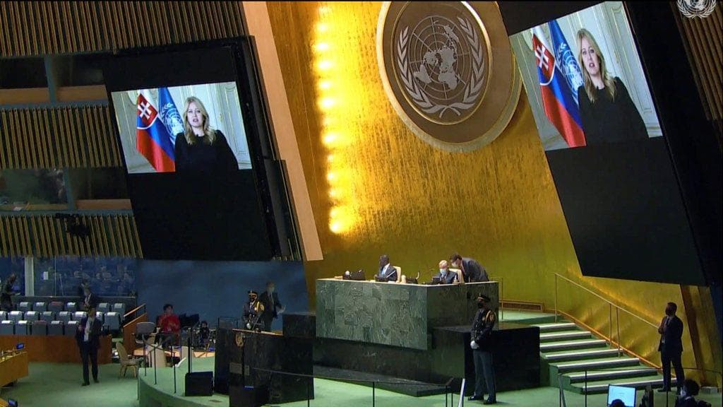 Oltási önzésről beszélt az ENSZ Közgyűlésén Zuzana Čaputová