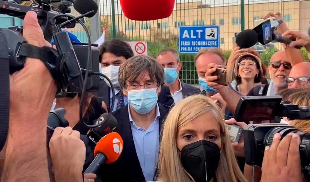 Letartóztatták, aztán el is engedték a katalán függetlenség élharcosát