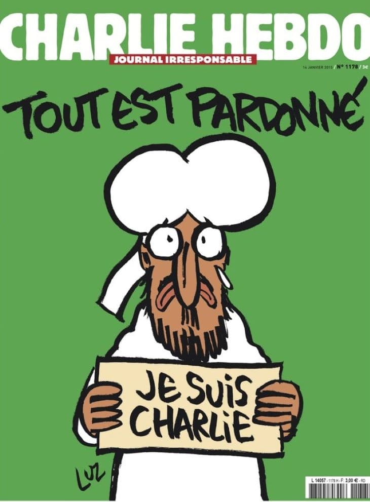 A Charlie Hebdo újrapublikálja a Mohamed-karikatúrákat