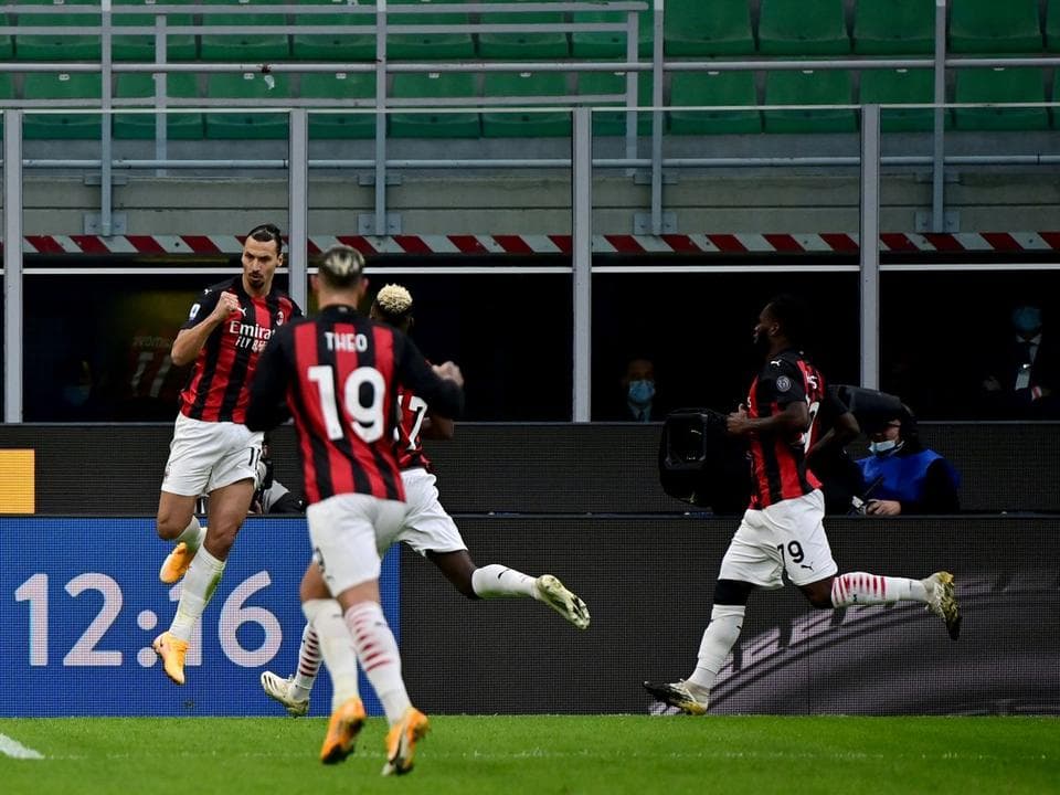 Serie A: Ibrahimovic duplájával Milan-siker a városi derbin VIDEÓ
