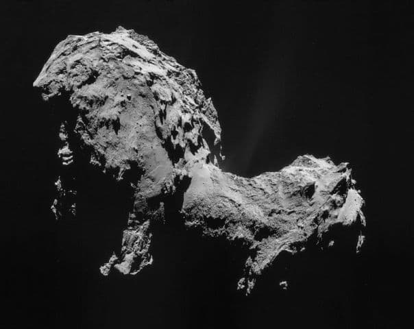 Egymilliárd éve nyerhette el "gumikacsa" alakját a 67/P Csurjumov-Geraszimenko-üstökös