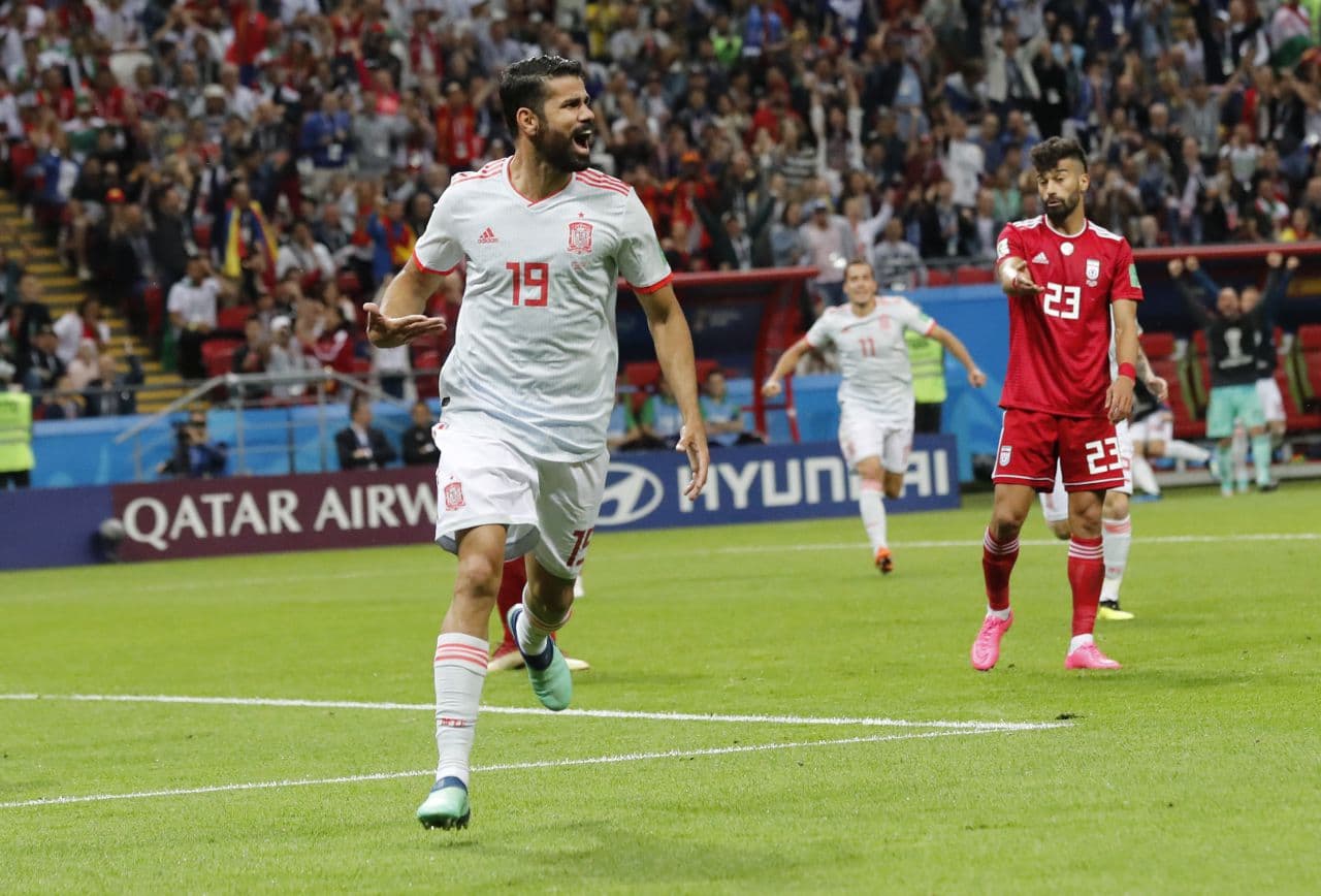 Szerencsés góllal, küszködve győzték le a spanyolok Iránt
