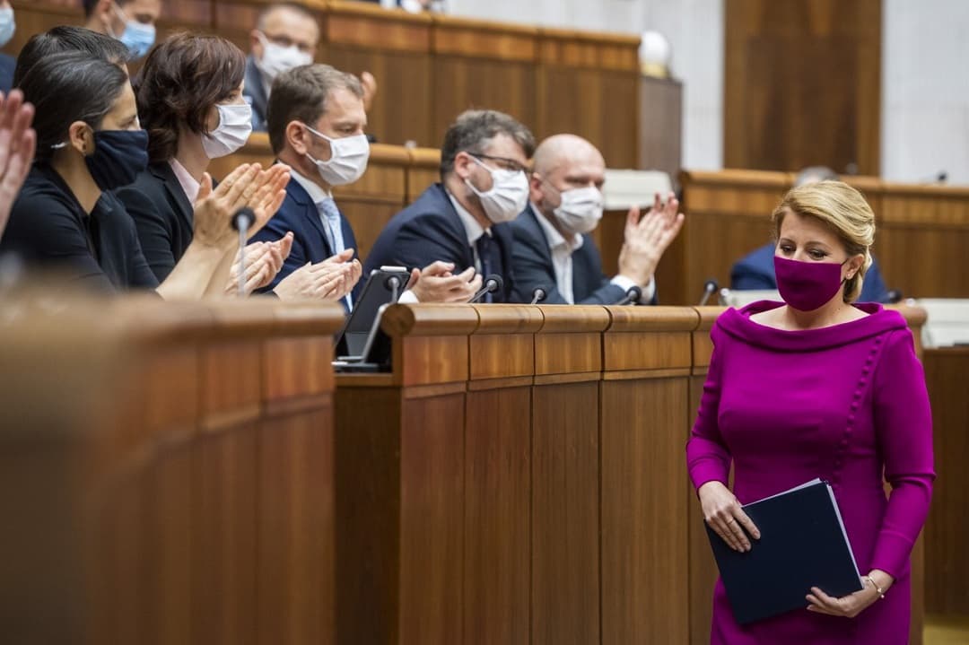 Čaputová országértékelést tart jövő héten a parlamentben