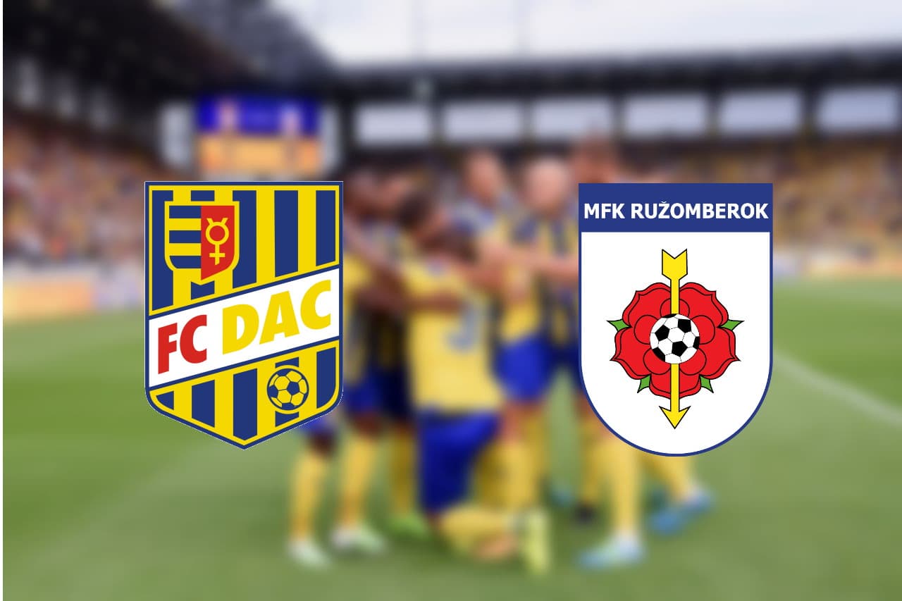 Slovnaft Cup: FC DAC 1904 - MFK Ružomberok 1:1 (Online)