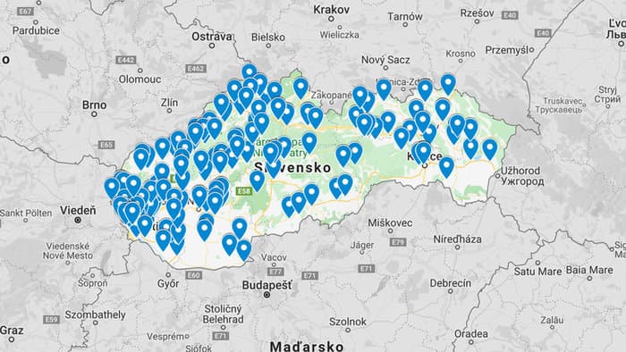 Kiszivárgott egy térkép a koronavírus-fertőzöttek lakhelyéről, Pozsonyban utcára pontos adatokat mutat