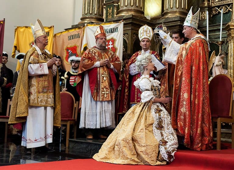 Mária Terézia koronázását elevenítették fel Pozsonyban