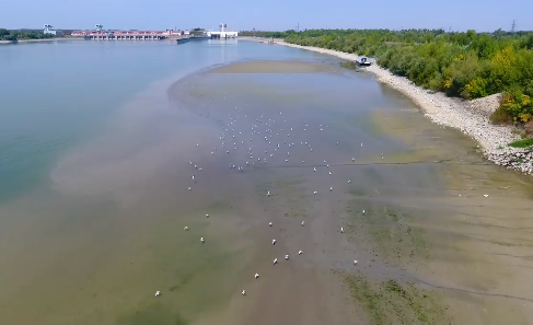 Elképesztően alacsony a Duna vízállása a bősi vízerőműnél (videó)