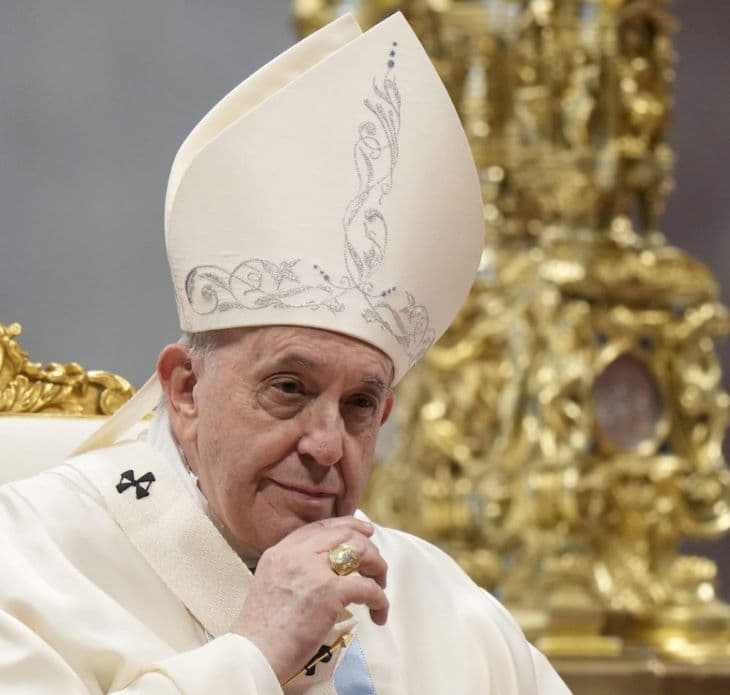 Ferenc pápa szentségtörőnek nevezte az ukrajnai konfliktust