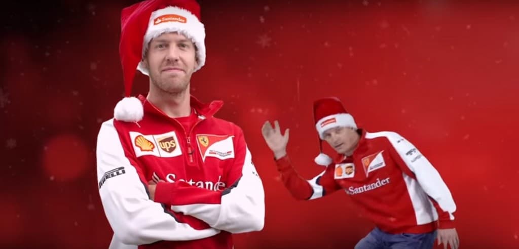 Vettel és Raikkönen karácsonyi videója mindent visz!