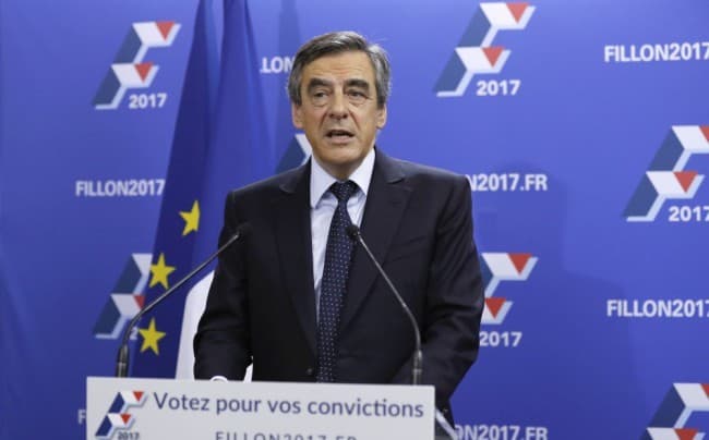 Vádat emeltek a francia elnökjelölt ellen