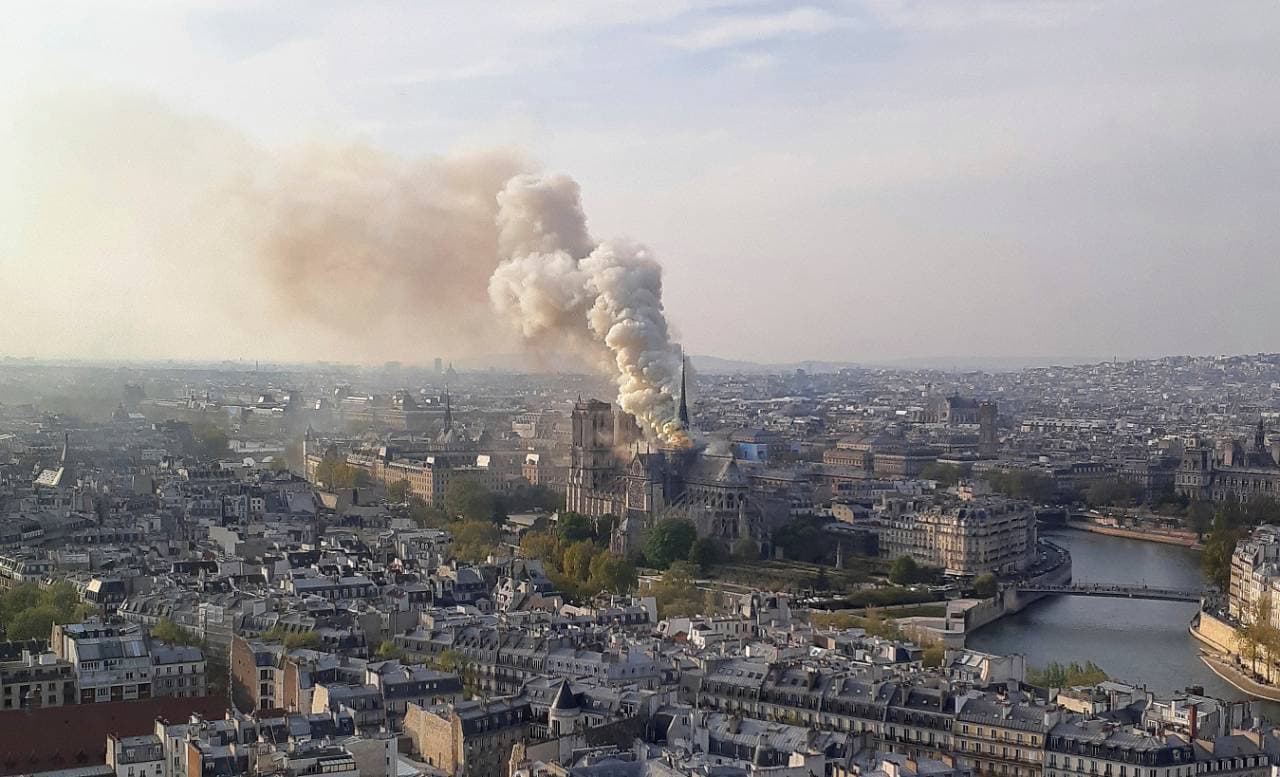 A műkincsek 90 százalékát sikerült megmenteni ez égő Notre-Dame-ból