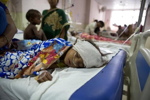 Több mint százhatvan kisgyerek halt meg agyvelőgyulladásban Indiában