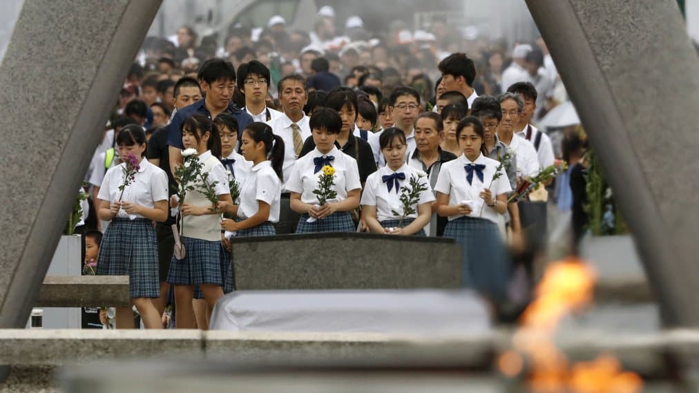 A Nagaszaki elleni atomtámadás áldozataira emlékeztek Japánban