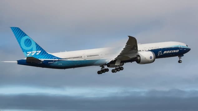 Megkezdte próbaútját a Boeing 777X szélestörzsű utasszállító repülőgépe