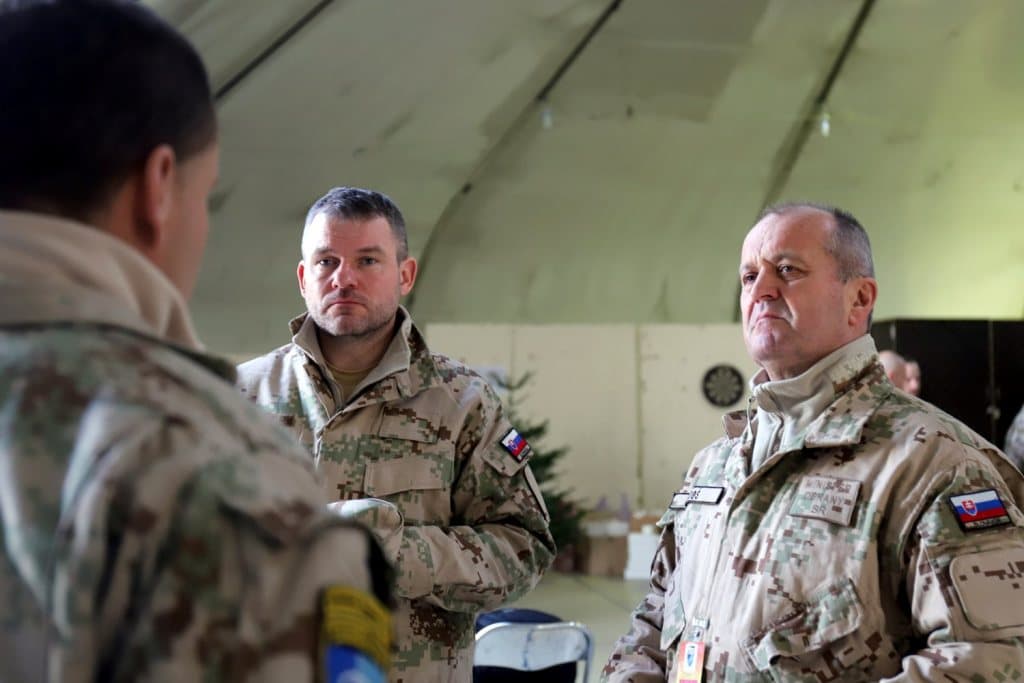 Afganisztánban szolgáló szlovák katonákat látogatott meg a szlovák delegáció