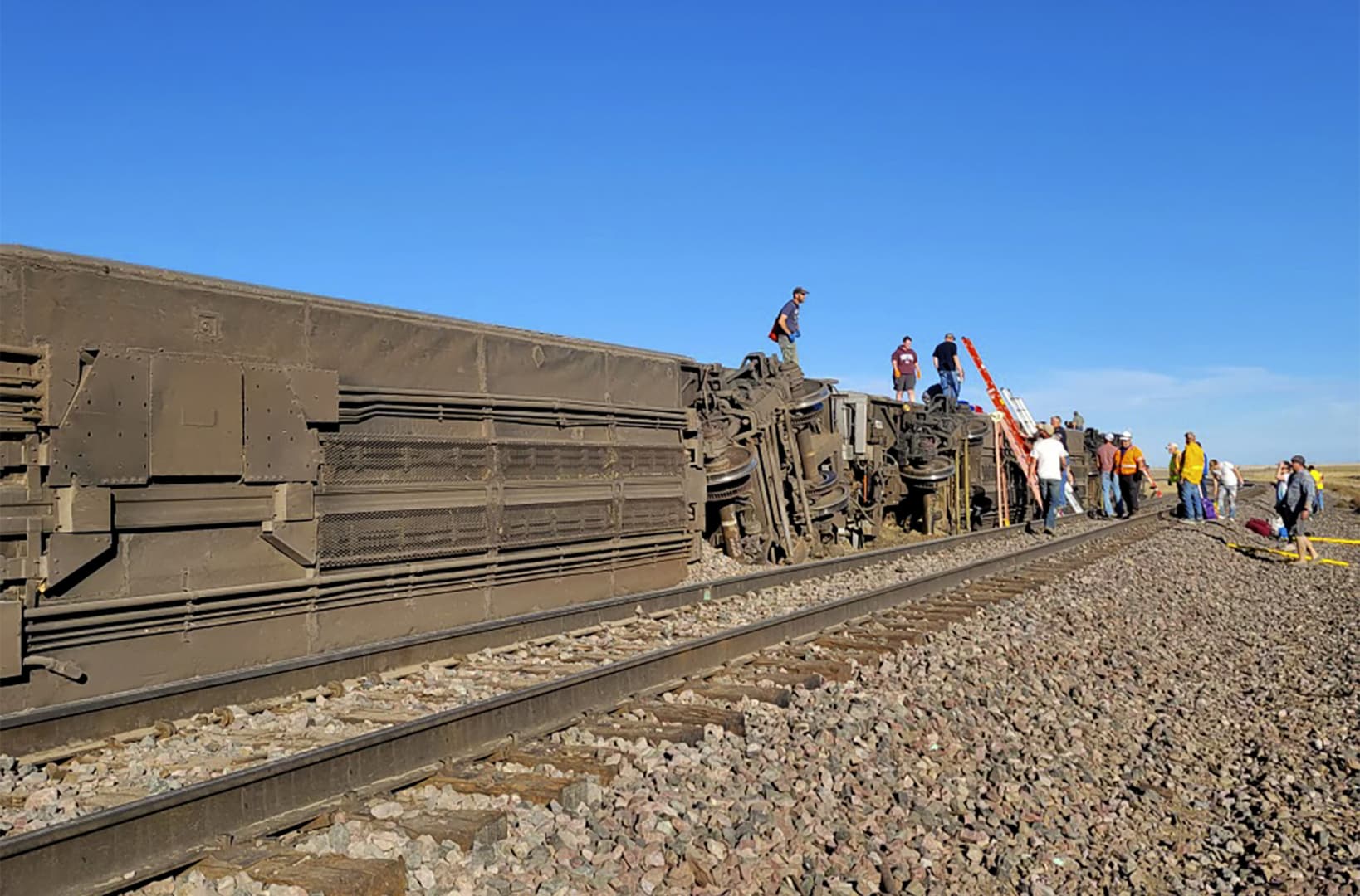 Kisiklott egy vonat az Egyesült Államokban, többen meghaltak