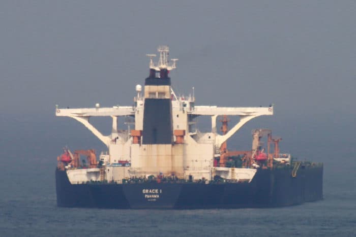 Elhagyta Gibraltárt az iráni tartályhajó