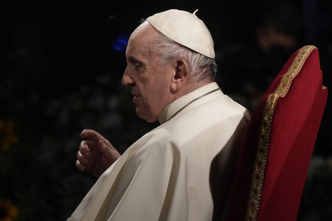 Ferenc pápa: „A háborús éjszakai égre a halál húz fénycsíkokat”